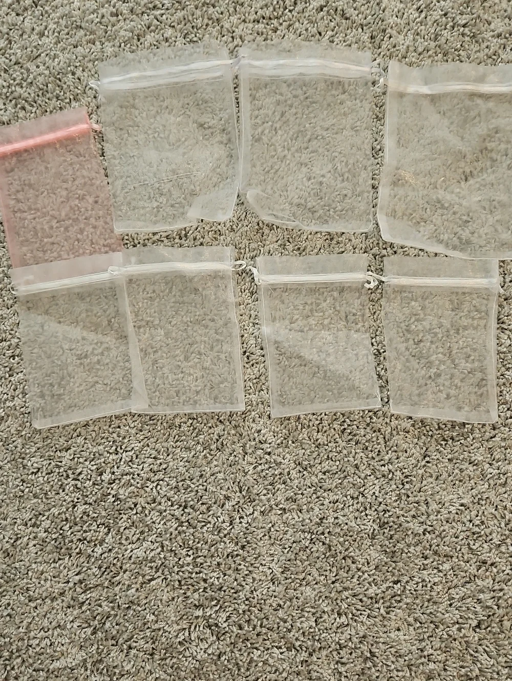 Clear Reusable Zip Pouch Set - Transparent Storage Bags For Jewelry
